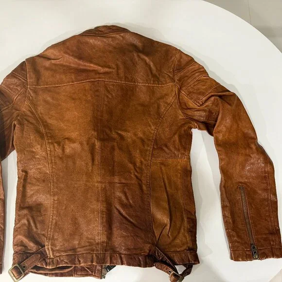 Chevignon Leather Jacket - Picture 3 of 4